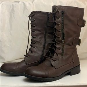 Pazzle combat boots brown